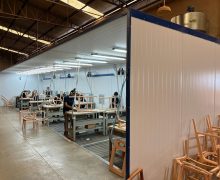 Cabines de lixamento